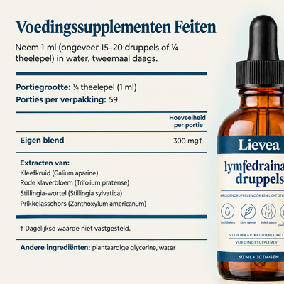 Lievea® Lymfedrainage Druppels
